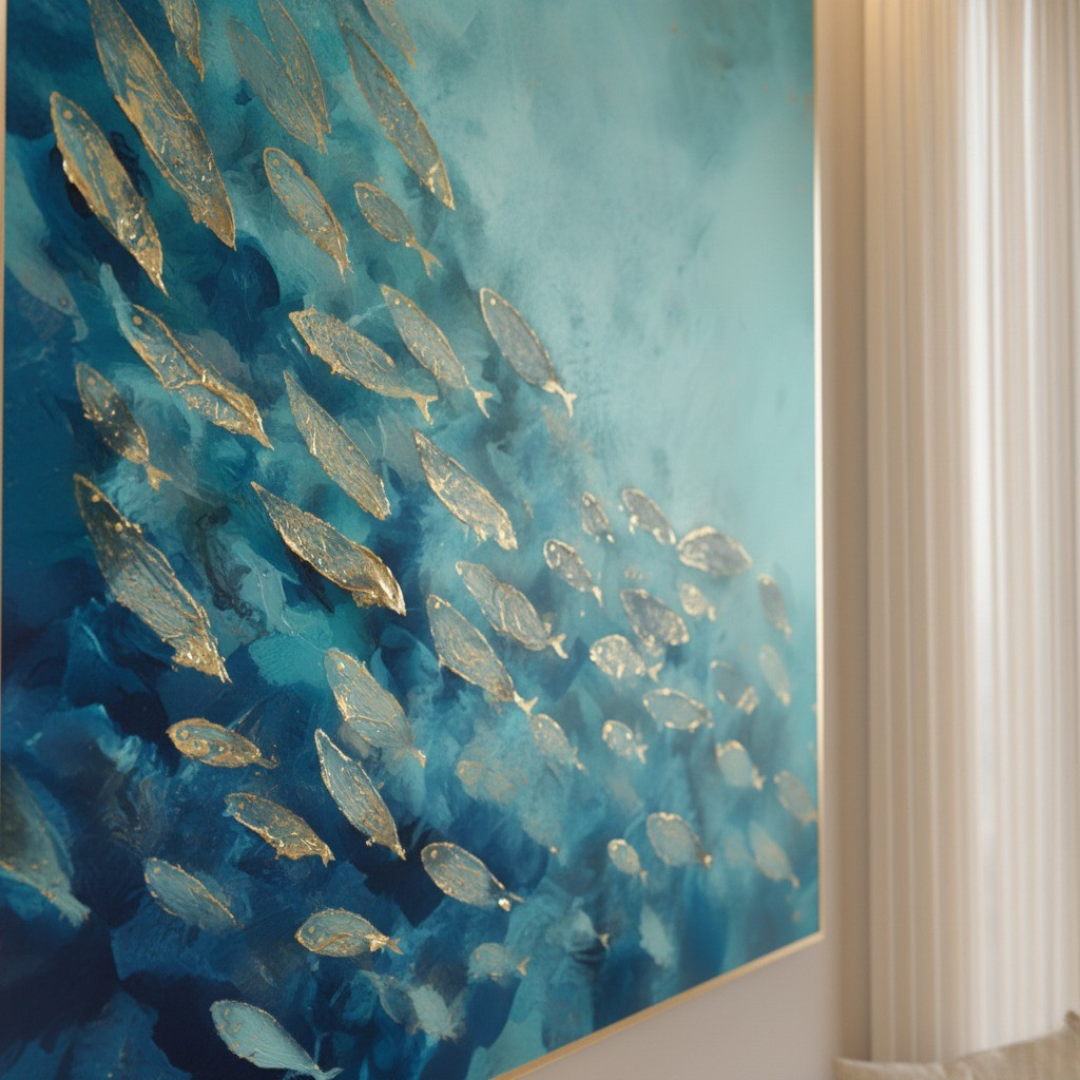 AVIORART Blessed Sea Wall Art Canvas