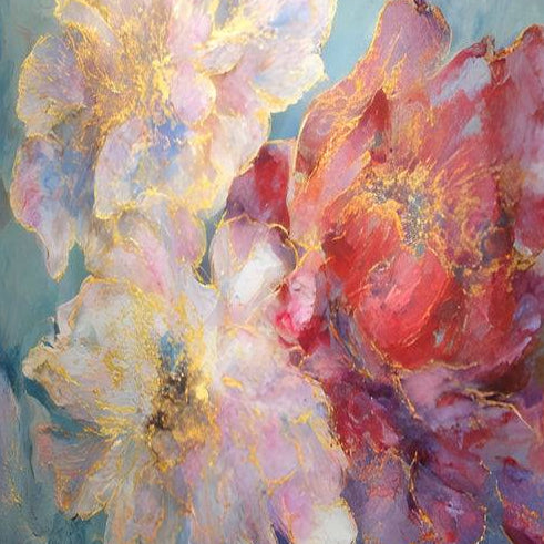 AVIORART Jardin d’Or Wall Art Canvas
