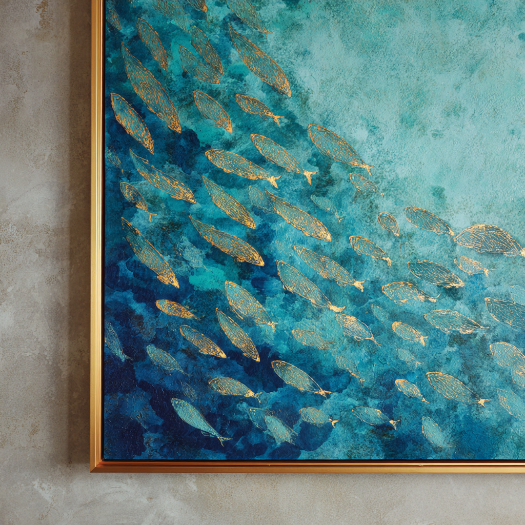 AVIORART Blessed Sea Wall Art Canvas