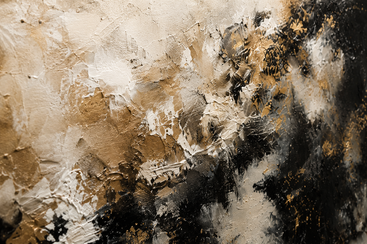 AVIORART Pale Gold Wall Art Canvas