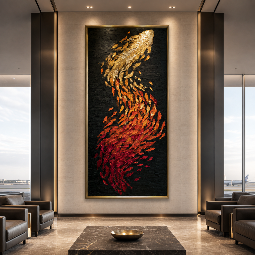 AVIORART Against the Current Wall Art Canvas
