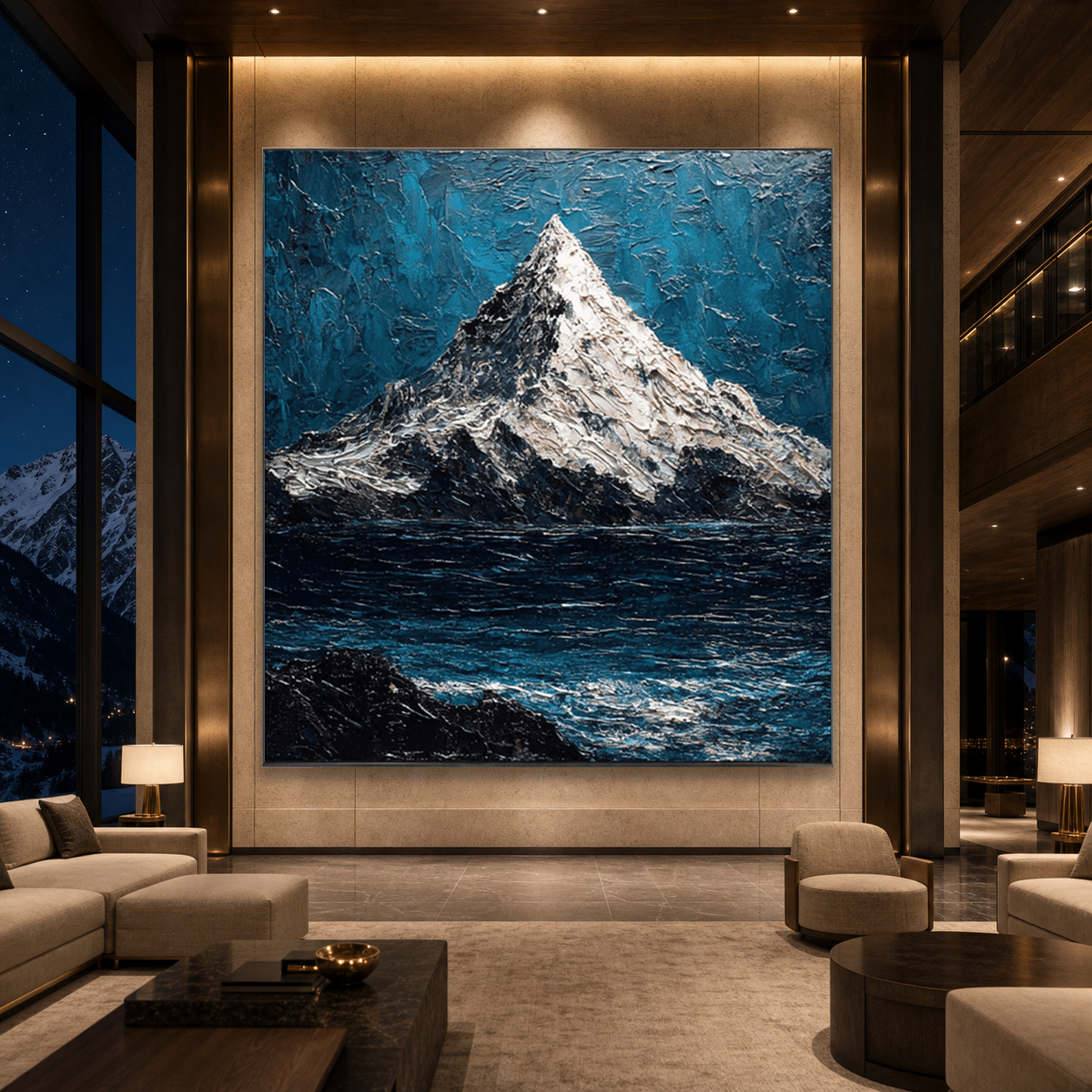 AVIORART Alpine Summit Wall Art Canvas