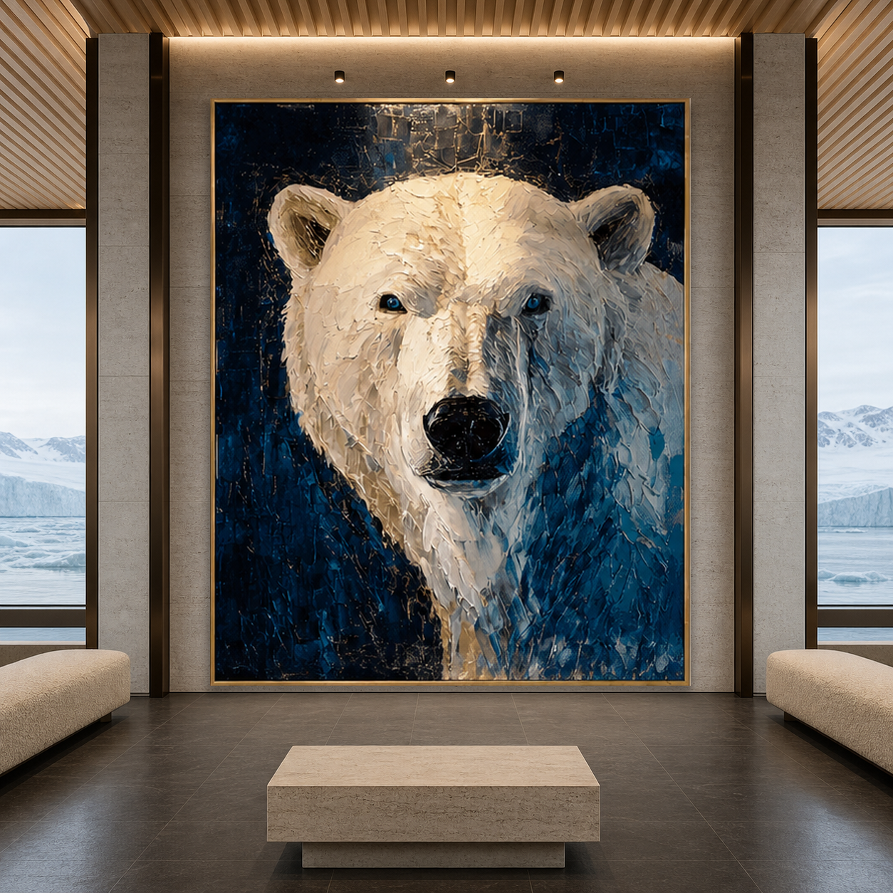 AVIORART Arctic Eyes Wall Art Canvas