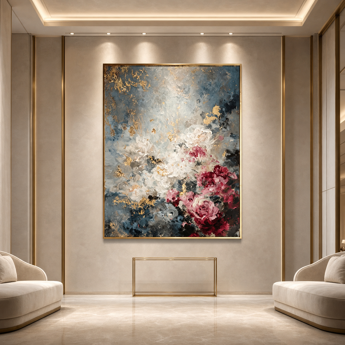 AVIORART Ash Roses Wall Art Canvas