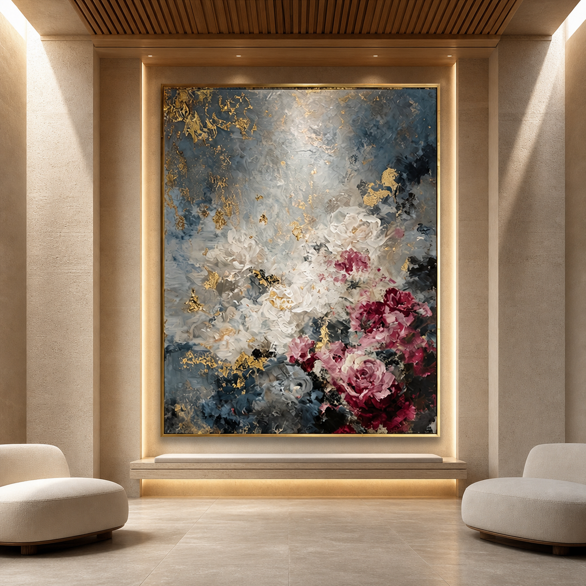 AVIORART Ash Roses Wall Art Canvas