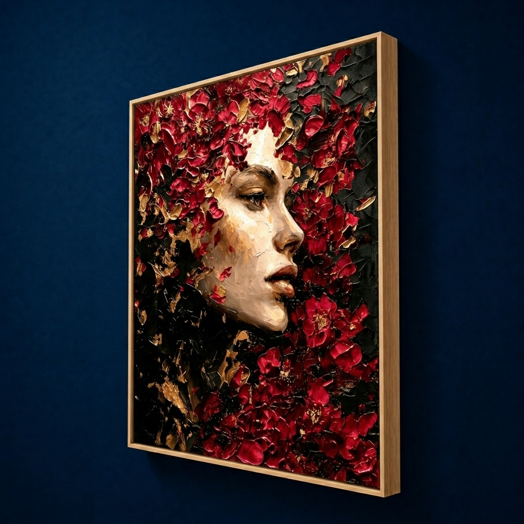 AVIORART Beauty In the Dark Wall Art Canvas