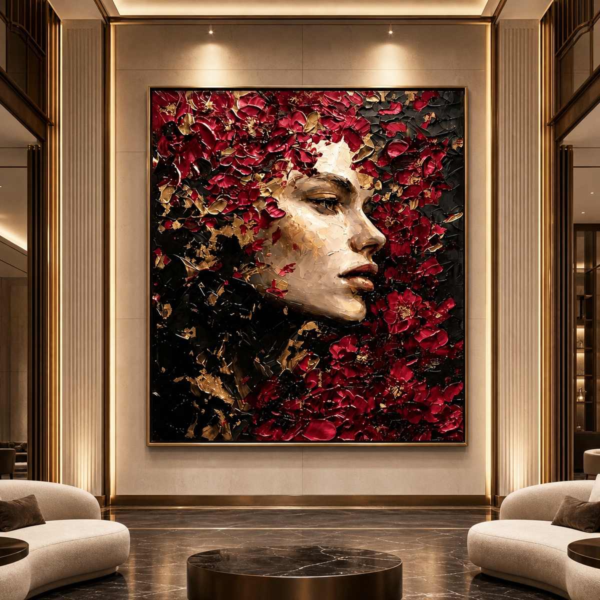 AVIORART Beauty In the Dark Wall Art Canvas