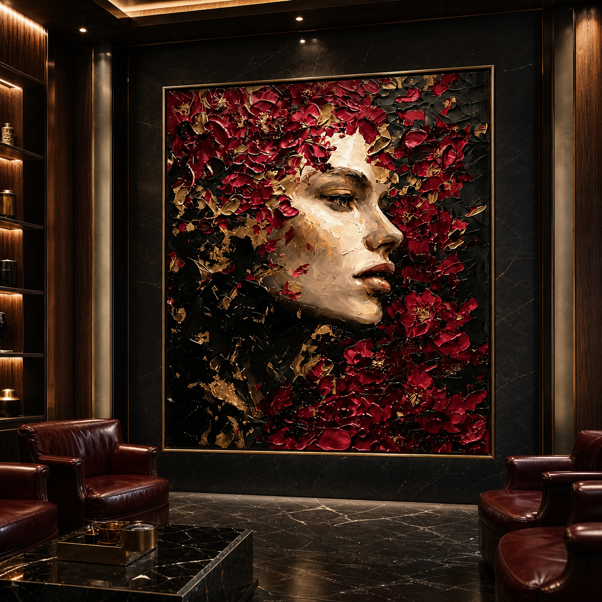 AVIORART Beauty In the Dark Wall Art Canvas