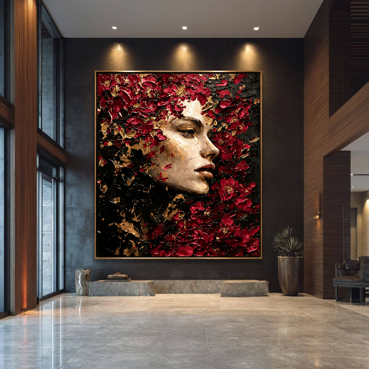 AVIORART Beauty In the Dark Wall Art Canvas