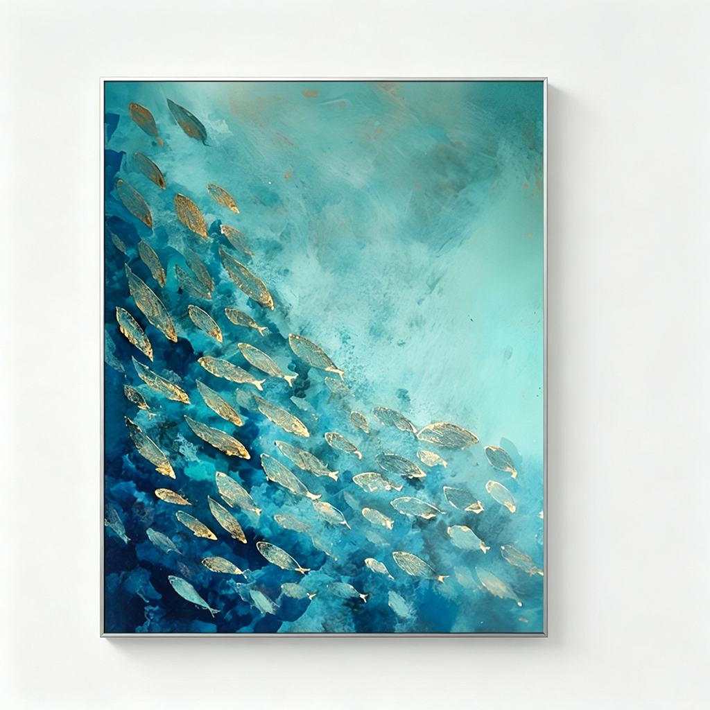 AVIORART Blessed Sea Wall Art Canvas