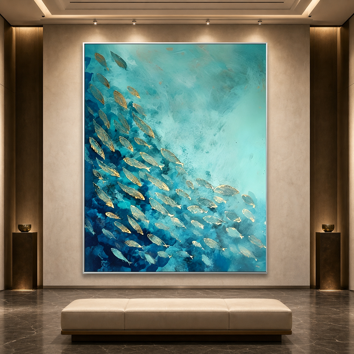 AVIORART Blessed Sea Wall Art Canvas