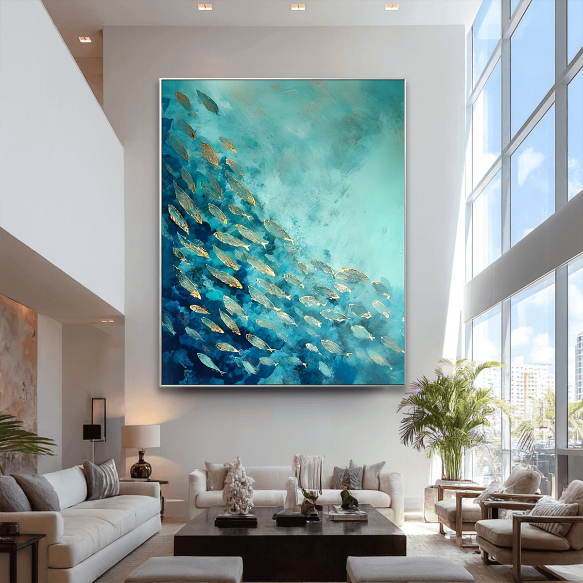 AVIORART Blessed Sea Wall Art Canvas