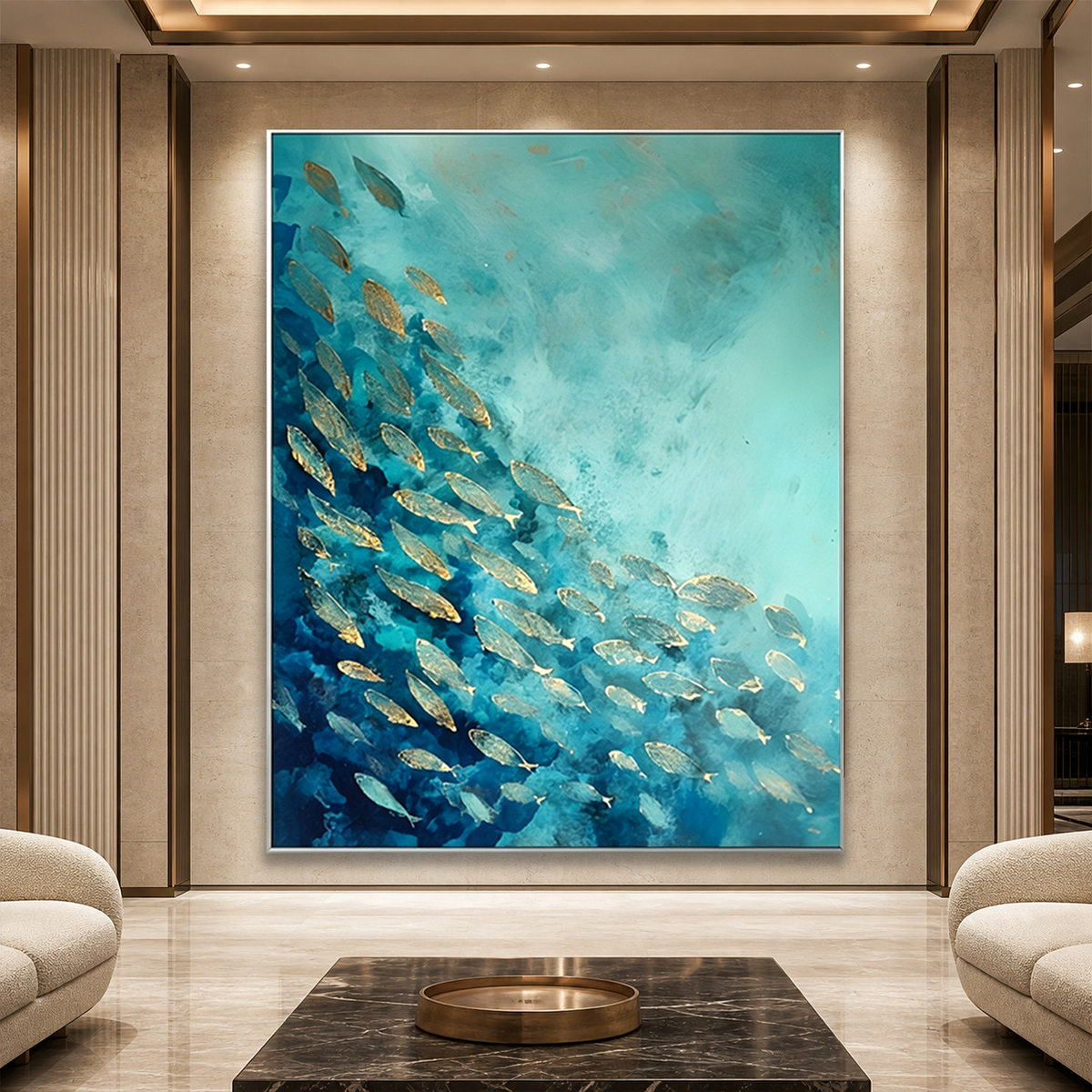 AVIORART Blessed Sea Wall Art Canvas