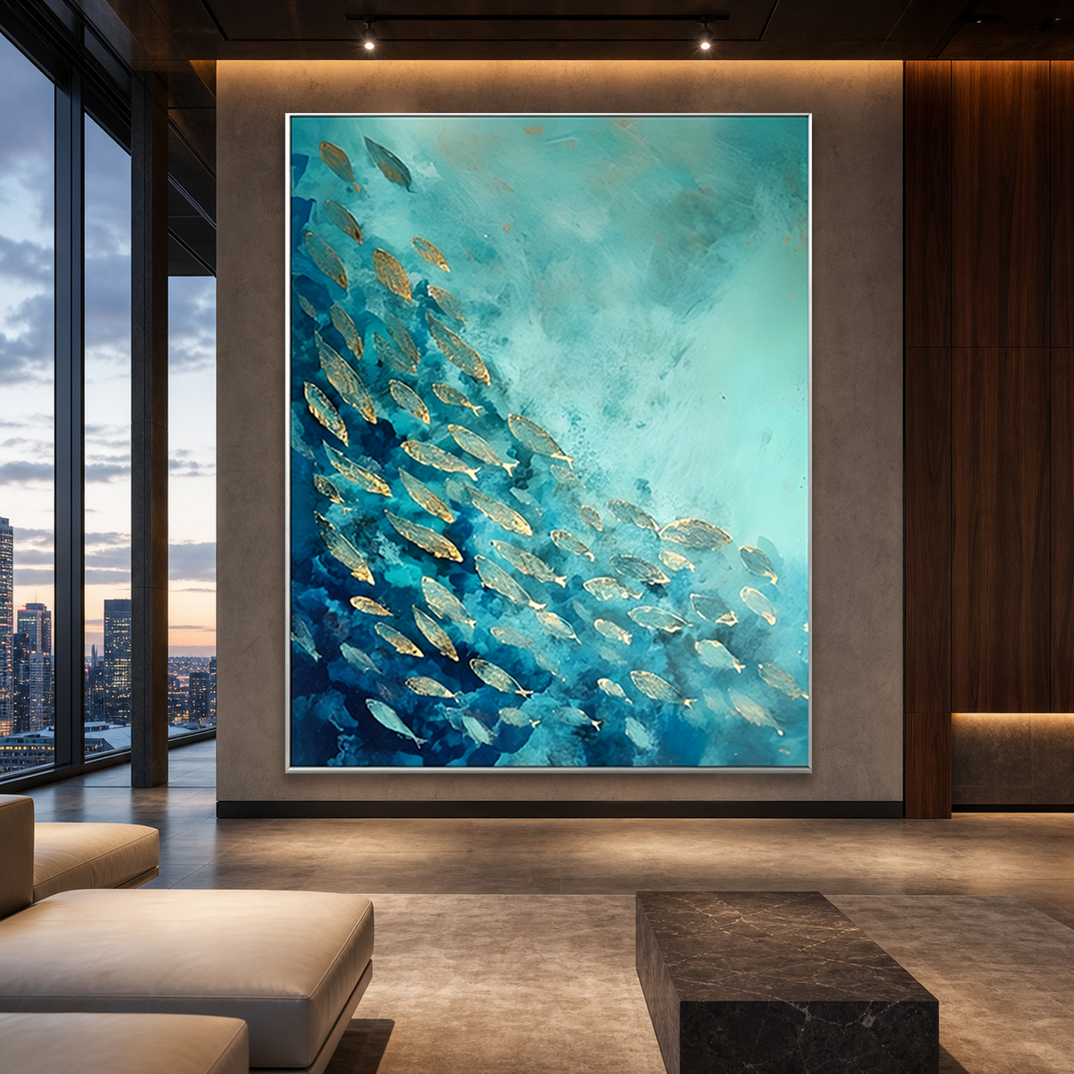 AVIORART Blessed Sea Wall Art Canvas