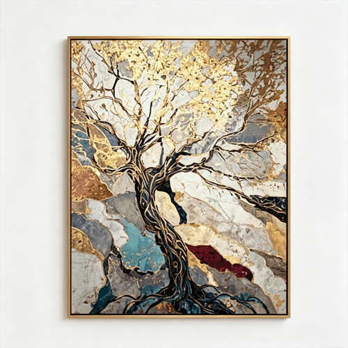 AVIORART Blessings Tree Wall Art Canvas