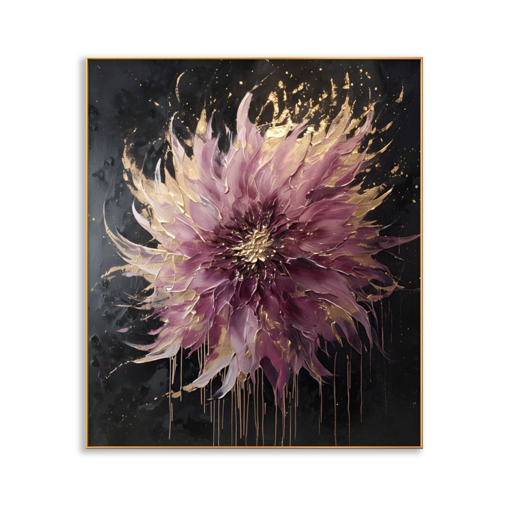 AVIORART Blooms at Night Wall Art Canvas