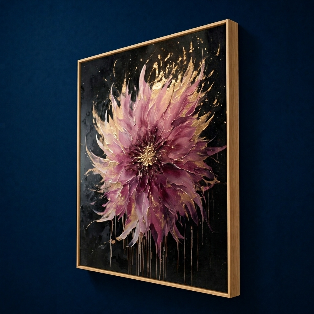 AVIORART Blooms at Night Wall Art Canvas