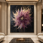 AVIORART Blooms at Night Wall Art Canvas