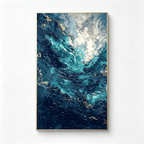 AVIORART Blue Abyss Wall Art Canvas