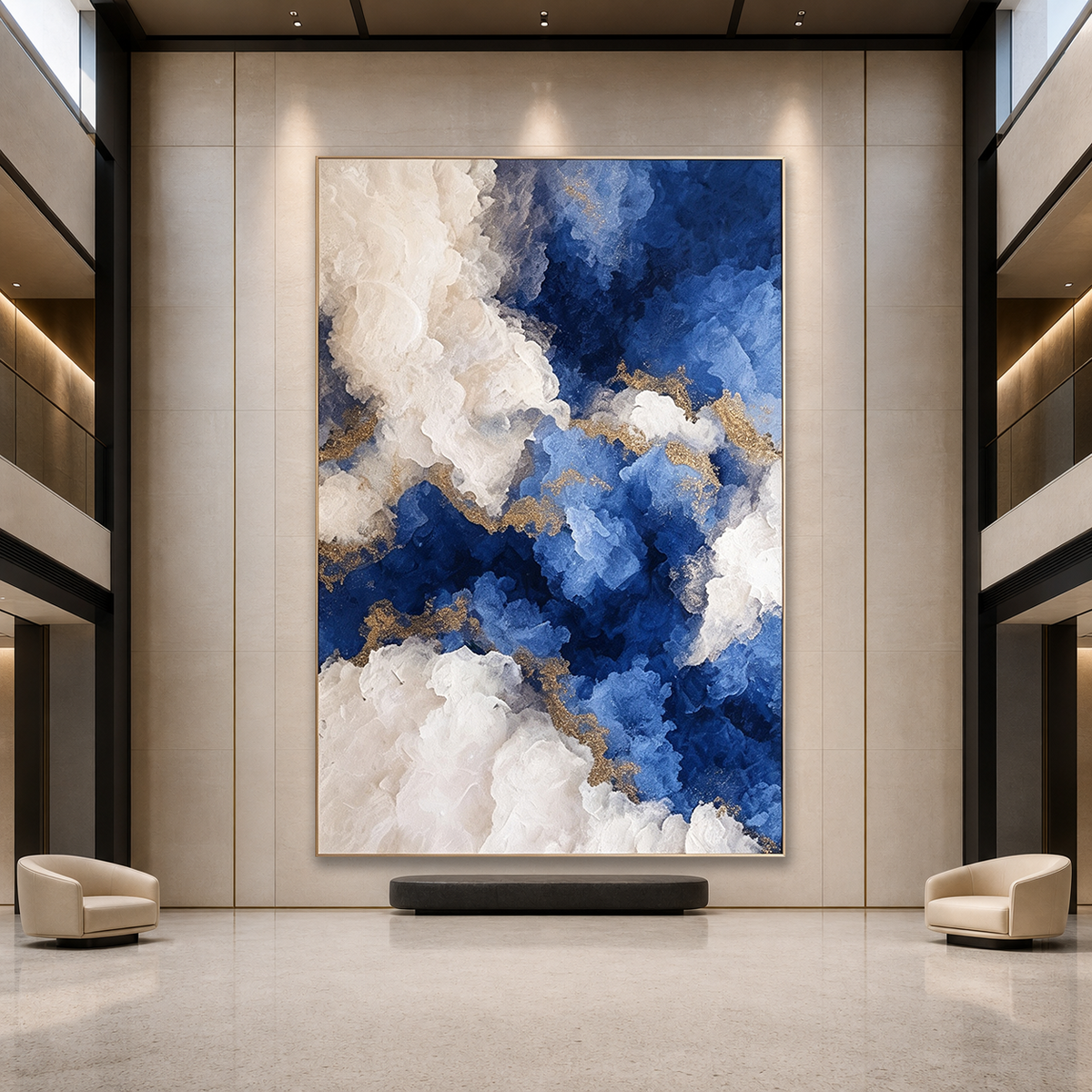 AVIORART Blue Heavens Wall Art Canvas