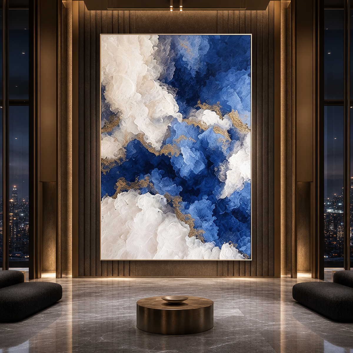 AVIORART Blue Heavens Wall Art Canvas