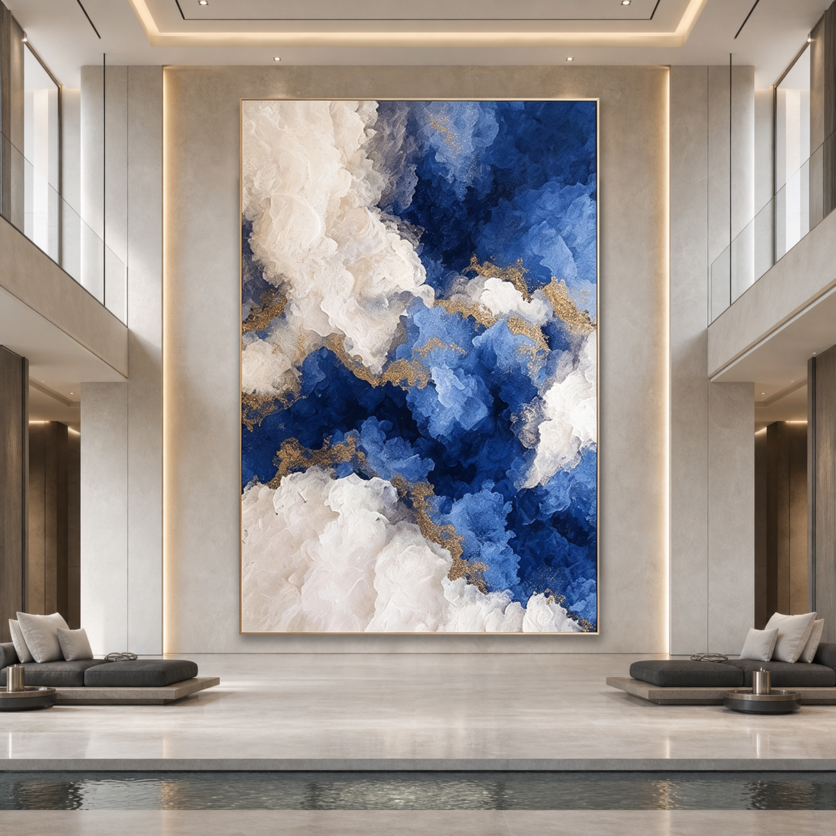 AVIORART Blue Heavens Wall Art Canvas