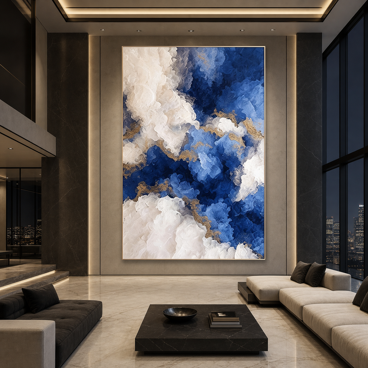 AVIORART Blue Heavens Wall Art Canvas