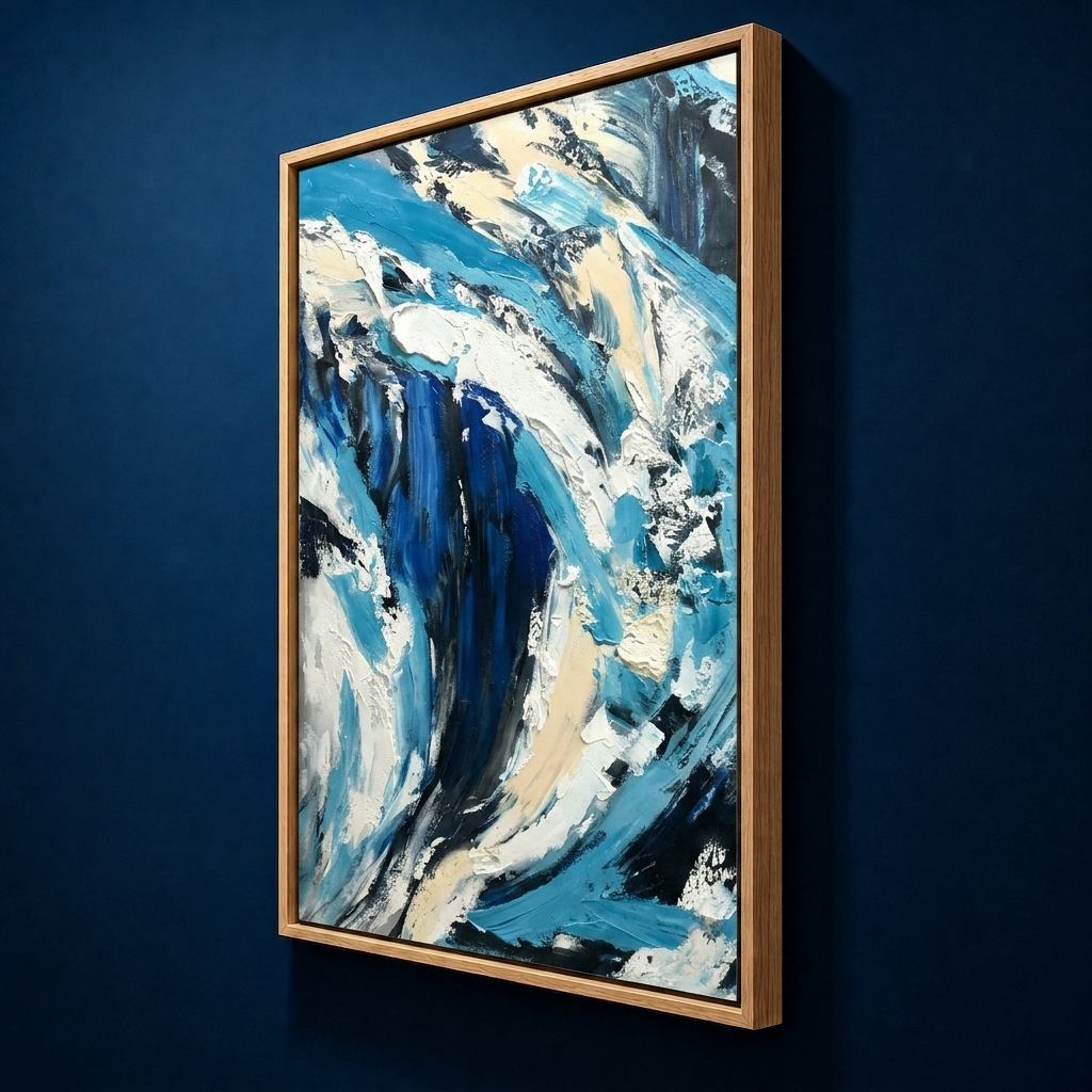 AVIORART Blue Soul Wall Art Canvas