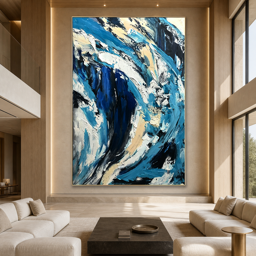 AVIORART Blue Soul Wall Art Canvas