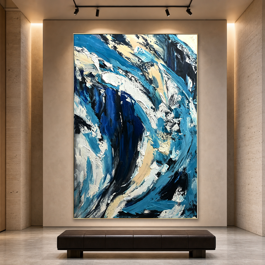 AVIORART Blue Soul Wall Art Canvas