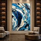 AVIORART Blue Soul Wall Art Canvas