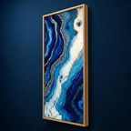 AVIORART Blue Stone Wall Art Canvas