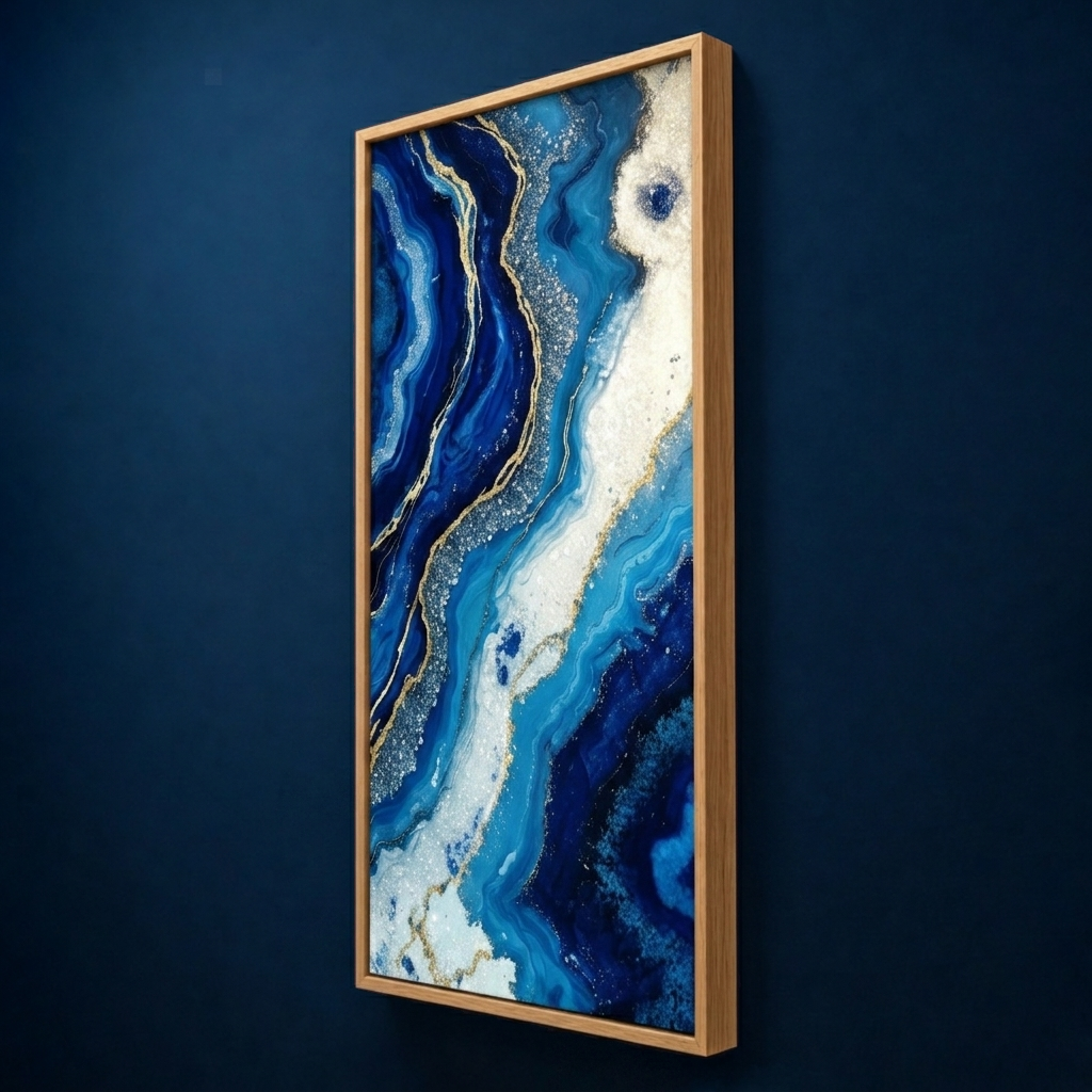 AVIORART Blue Stone Wall Art Canvas