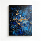 AVIORART Blue Supernova Wall Art Canvas