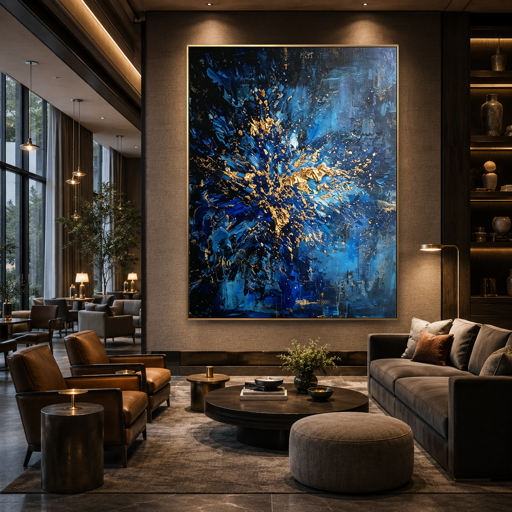 AVIORART Blue Supernova Wall Art Canvas