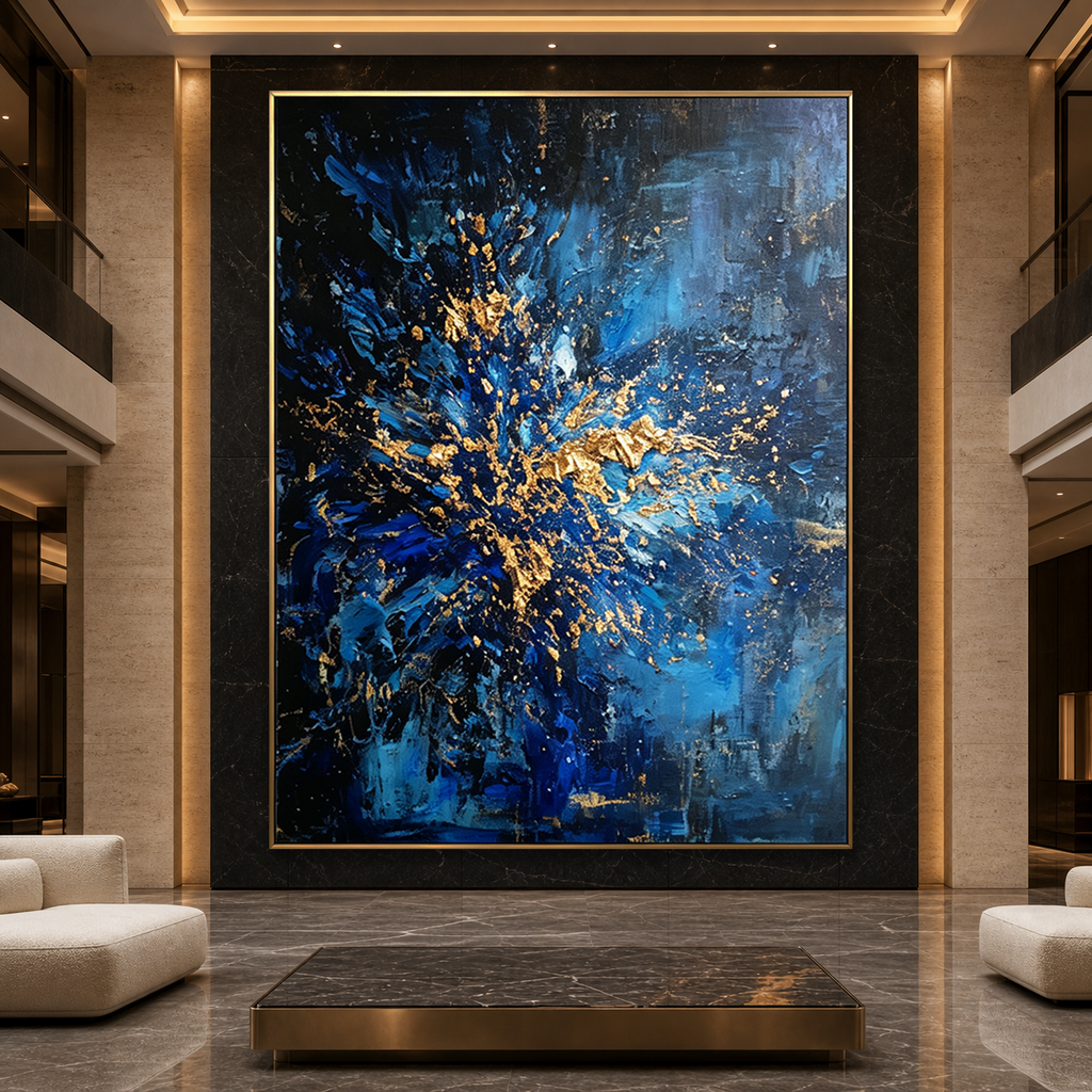 AVIORART Blue Supernova Wall Art Canvas
