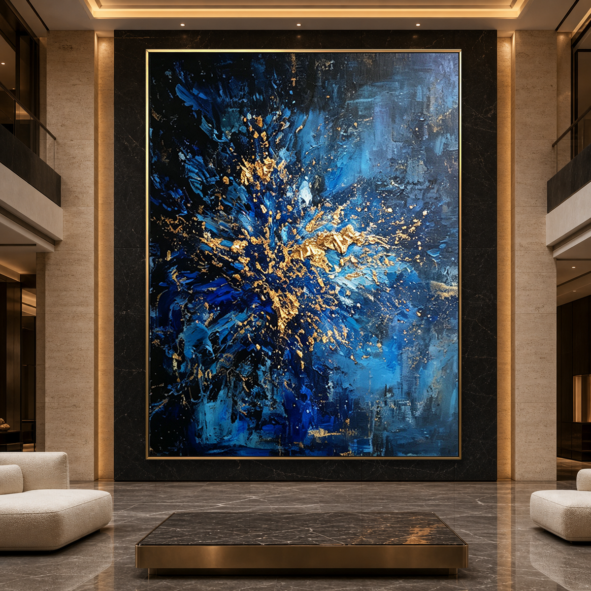 AVIORART Blue Supernova Wall Art Canvas