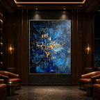 AVIORART Blue Supernova Wall Art Canvas