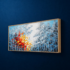 AVIORART Blue Attraction Wall Art Canvas