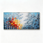 AVIORART Blue Attraction Wall Art Canvas