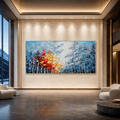 AVIORART Blue Attraction Wall Art Canvas