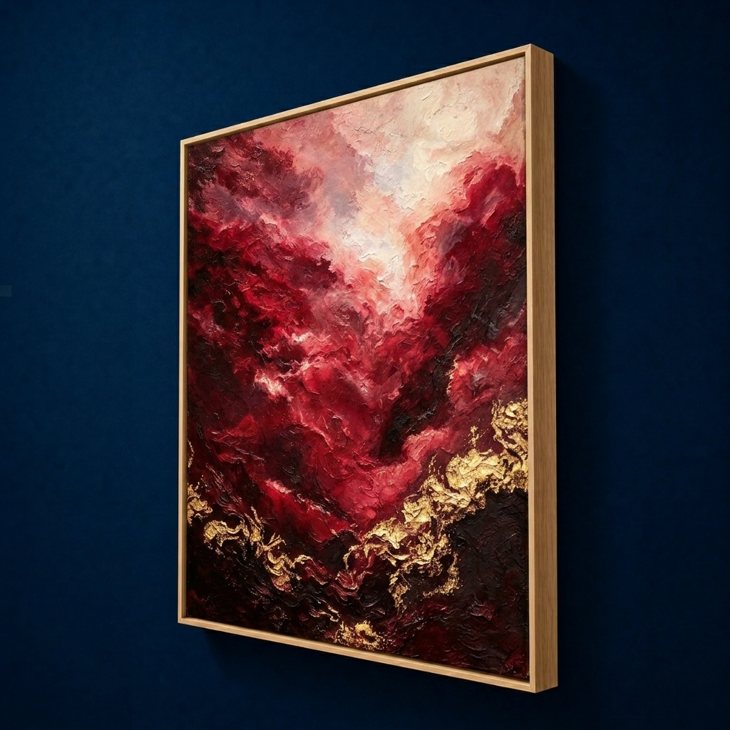 AVIORART Bordeaux Sky Wall Art Canvas