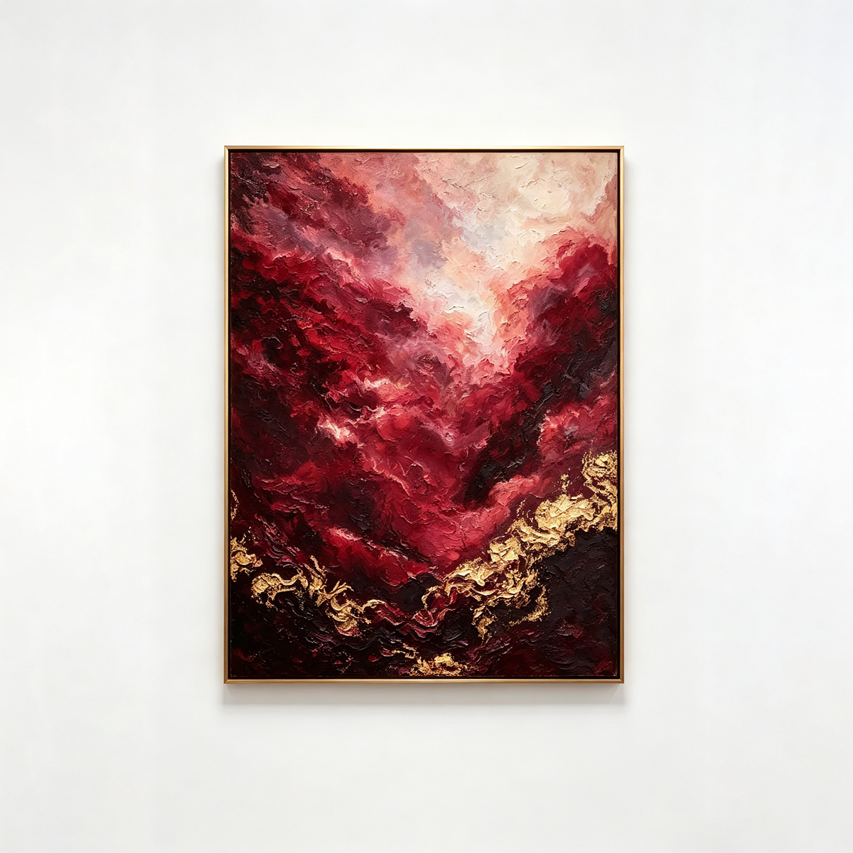 AVIORART Bordeaux Sky Wall Art Canvas