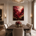 AVIORART Bordeaux Sky Wall Art Canvas