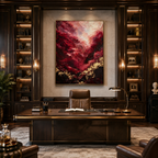 AVIORART Bordeaux Sky Wall Art Canvas