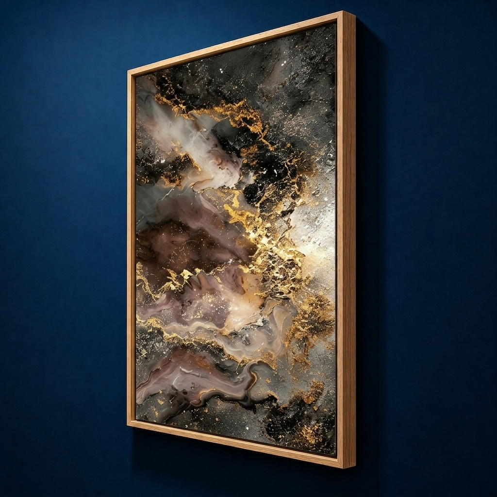 AVIORART Bronze Nebula Wall Art Canvas