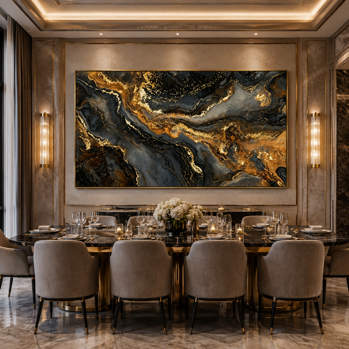 AVIORART Bronze Way Wall Art Canvas