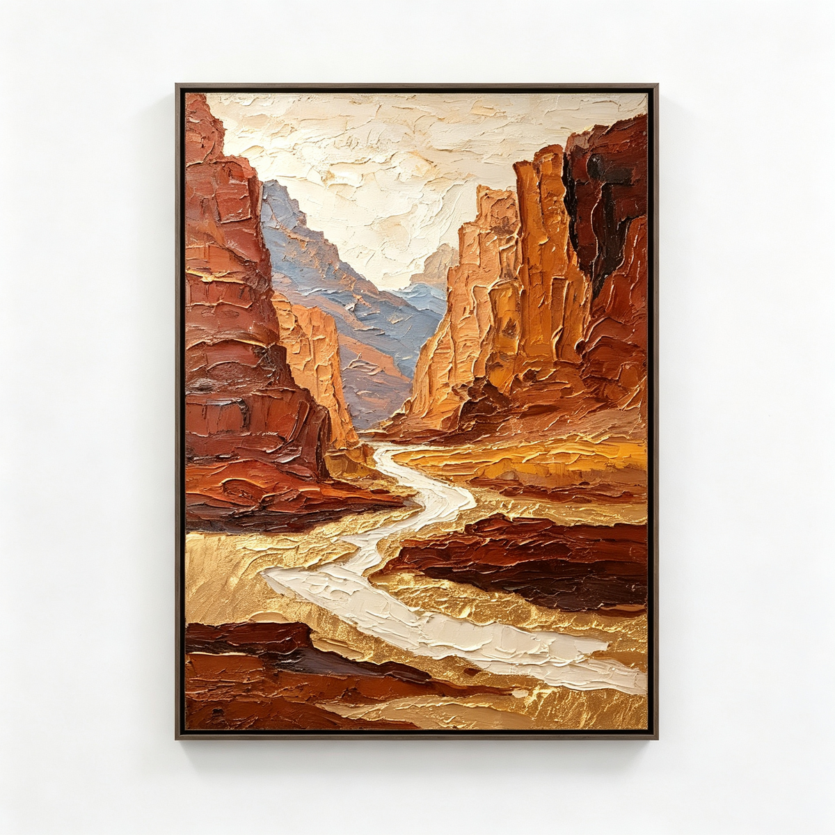 AVIORART Canyon Gold Wall Art Canvas