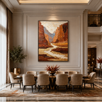 AVIORART Canyon Gold Wall Art Canvas