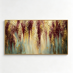 AVIORART Cascading Bloom Wall Art Canvas
